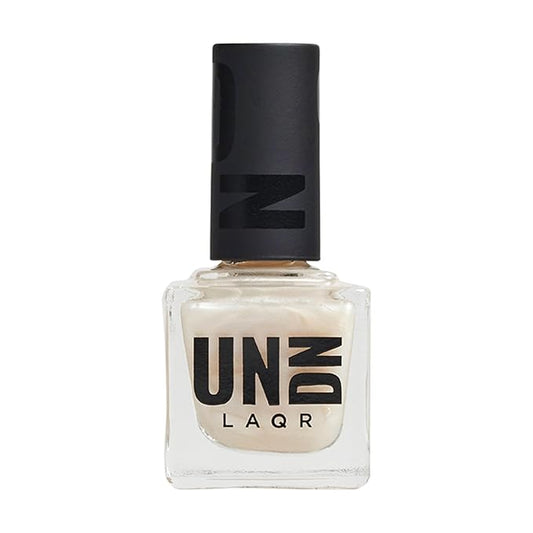 UNDN Vegan Nail Polish - Chiseled - Bone White Nail Polish - Neutral Shade Fingernail Polish for Women and Men - Long Lasting, Cruelty Free - 0.5 oz