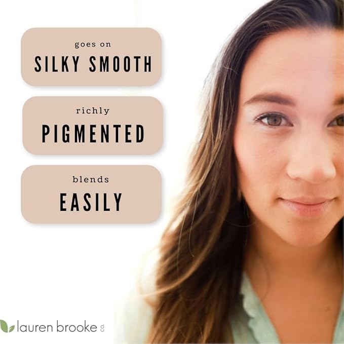 Lauren Brooke Cosmetiques Cream Eyeshadow | Natural Organic Eye Makeup, Richly Pigmented Creme Eyeshadow For Women (Wisteria (Shimmer))