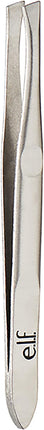 e.l.f., Slant Tweezer, Professional Quality Stainless Steel, Provides a Strong Grip, Removes Hairs Accurately, Shapes, Defines, Easy To Use, Ergonomically-Designed (Pack of 2)
