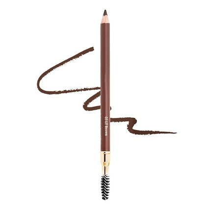 Bodermincer Eyebrow Pencil Longlasting Waterproof Durable Automaric Liner Eyebrow 5 Colors to Choose (5pcs, 3# Light Brown)
