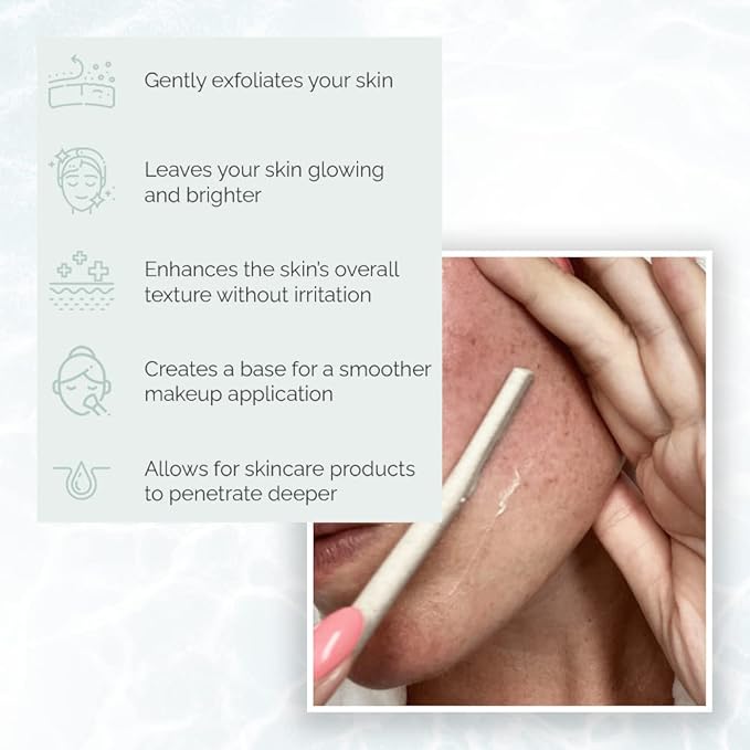 Wildpier Beauty Dermaplaning Tool Razors, Facial Hair Removal for Women, Plant Based Hair Trimmer Shaver for Face, Eyebrows, Chin, Jawline, Underarms, Bikini