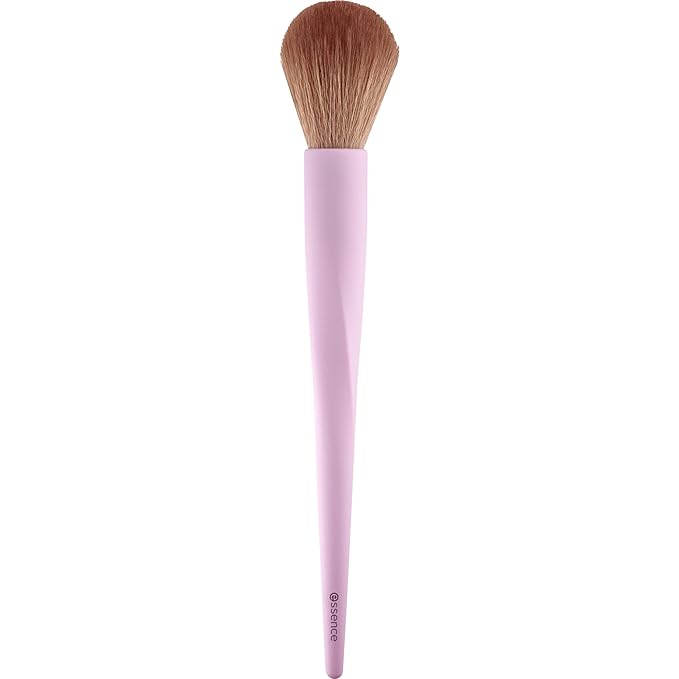 essence | Blush & Highlighter Brush | Long, Soft Bristles for Pressed & Loose Powder Makeup Application & Blending | Vegan & Cruelty Free
