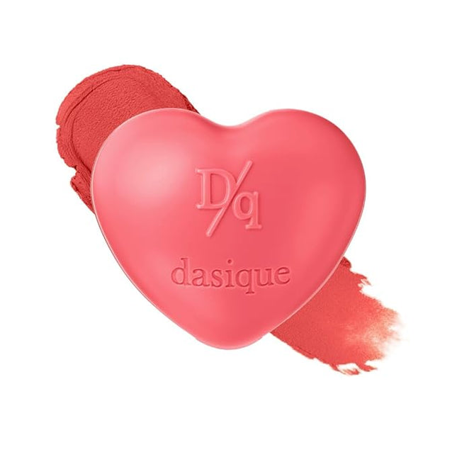 Dasique Souffle Color Pot #19 Peach Gelato - Makeup Blush, Buildable Silky-Smooth Texture, Built-In Mini Brush, Multi-Use For Cheek and Lip