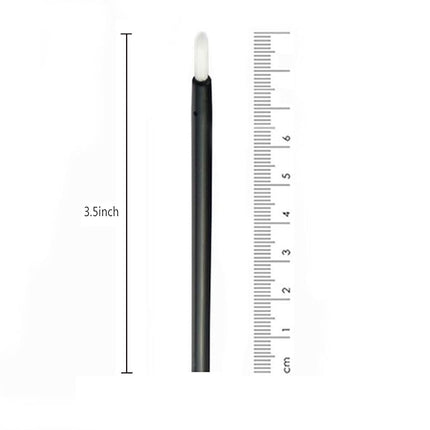 500Pcs/Set Disposable Lip Brushes Make Up Brush Lipstick Lip Gloss Wands Applicator Tool Makeup Beauty Tool Kits (Black)