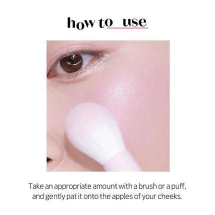 ETUDE Heart Pop Blush, Icy Teak Cheek Color, Natural Highlight & Glossy Finish, Lightweight Formula, Compact 0.2 oz – Ice Aura Teak