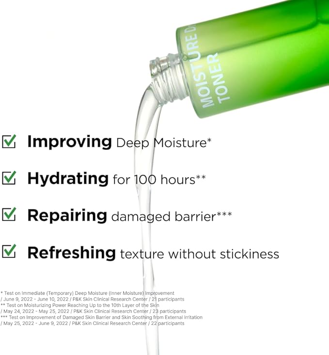 ISOI Moisture Dr. Soothing Toner, Lightweight Hydrating Toner for The Face with Tea Tree Ceramide & Hyaluronic Acid for Skin Barrier Support, Korean Skin Care (4.39 fl. oz/130ml)