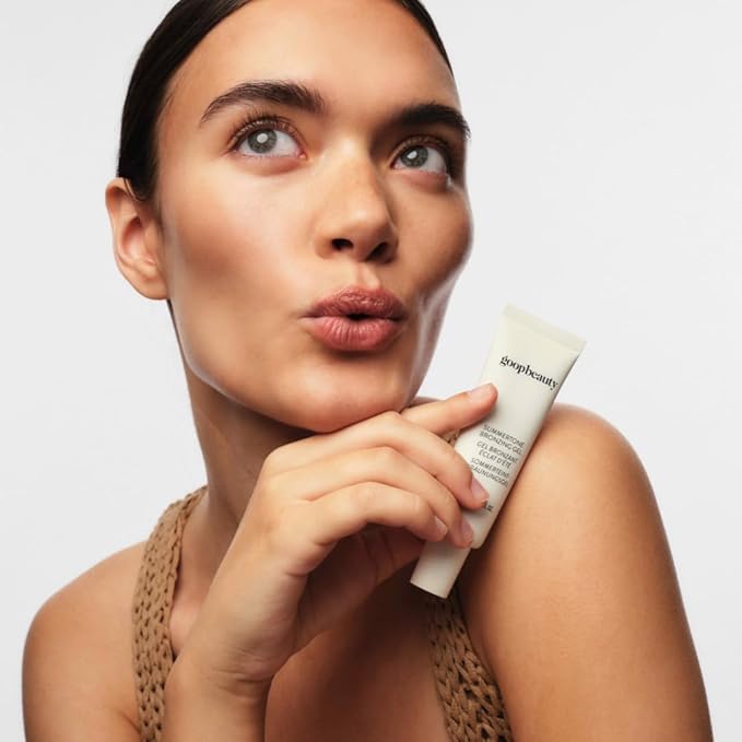 goop Beauty Summertone Bronzing Gel | Hydrating Skin Tint for a Sun-Kissed Glow | Vitamin E & Red Algae Astaxanthin | 1 fl oz