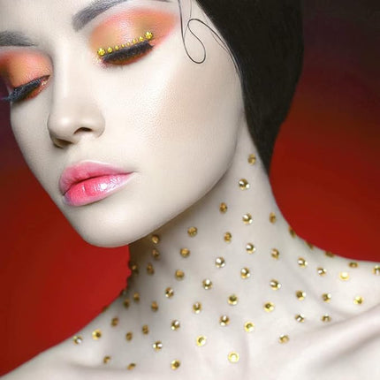 1440Pcs Lemon Yellow Crystal Rhinestones,Glass Flatback Rhinestones Gemstones for Nail Face Makeup Art Crafts Clothes Decoration -(SS20, 4.8mm,Lemon Yellow)