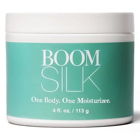 Boomsilk ® Face Moisturizer Cream, Rejuvenating Face Lotion & Facial Moisturizer for Mature Skin with Olive Oil, Beeswax & Honey, Hydrating Body Lotion for Women, Boom Beauty by Cindy Joseph, 4 oz