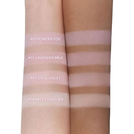 Dasique Blending Mood Cheek #02 Cool Blending l Cruelty-Free l 4 Blendable Shades in Lightweight, Long-lasting, Smooth Powder