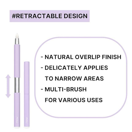 AOU PENCIL BRUSH Compact & Retractable Design for Easy Carry with Pointed Tip for Various Uses