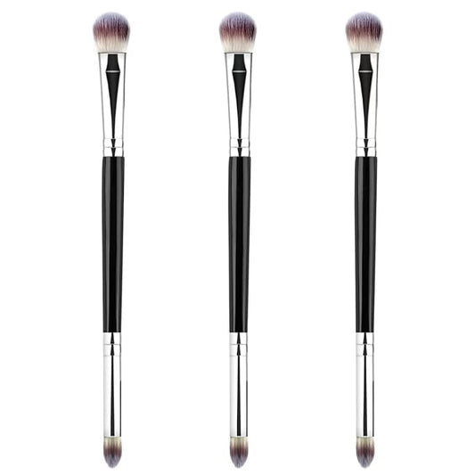 3Pcs Eyeshadow Brush Eye Makeup Brush Professional Blending Eyeshadow Makeup Brushes for Concealer Eyebrows Eyeliner Soft Hairs Makeup Tool