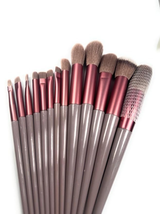 13-Piece Makeup Brush Set – Professional Soft Synthetic Brushes for Foundation, Blush, Eyeshadow