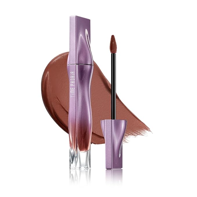 NEBULA VELVET LIP CREAM-Long Lasting Lip Stain, Waterproof and Transfer Proof Lip Tint, Matte Finish Lipstick, Smooth Out Lip Lines, Lightweight Lip Cream, High Coverage (02 AURORA)