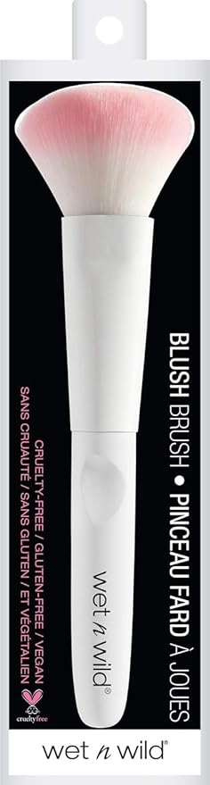 wet n wild Contour Brush, Sculpt, Highlight, & Blend, Luxurious Plush Fibers, Ergonomic Handle for Comfortable Precision Control , Cruelty-Free & Vegan