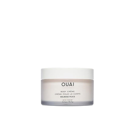 OUAI Body Cream Travel Size, Melrose Place - Hydrating Whipped Body Cream with Cupuaçu Butter, Coconut Oil & Squalane - Softens Skin and Delivers Healthy-Looking Glow - Sulfate Free Skin Care (3.4 Oz)