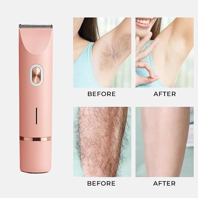 IUIBeauty 2-in-1 Painless Bikini Hair Trimmer, 2025 Bestselling Bikini Trimmer for Women, Blue