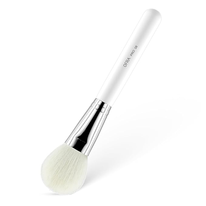 OFRA Makeup Brush #8 Powder - Powder Brush for Pressed, Loose Setting, Blush, Bronzer and Contour - Fluffy Makeup Brush