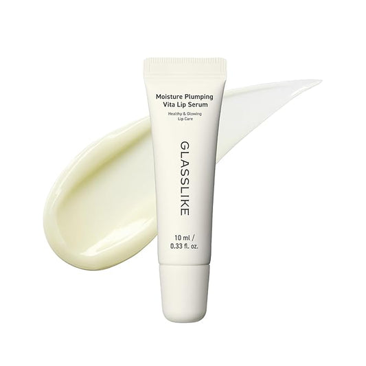 GLASSLIKE Moisture Plumping Vita Lip Serum, revitalizing and volume care for lip, Moisture Plumping Hypoallergenic Lip care, Glass-like Lip - 0.33 fl.oz