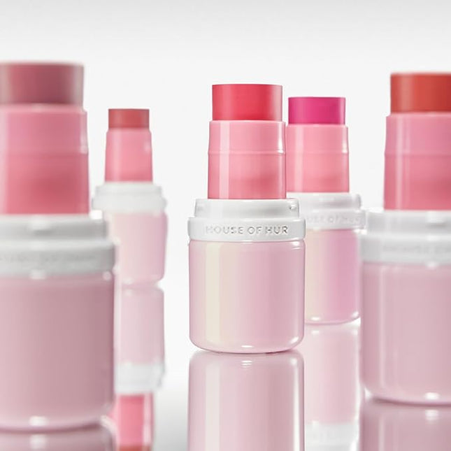 House of Hur Every Cheek Blush | Hydrating Moisture Blush Stick | Super Food Extracts | 0.23 Oz (5 Colors) (Mad for Fuschia)
