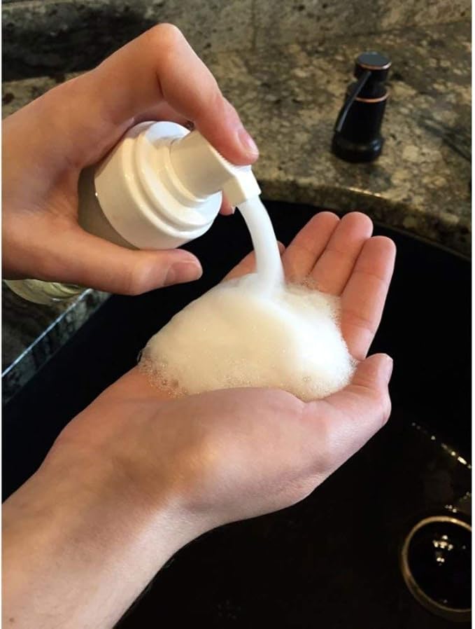 12 Pcs Empty Bottle Travel Soap Bottle | Plastic Foam Dispenser Bottle | Mini Foaming Soap Pump Dispenser for Cleaning, Travel, Cosmetics Packaging (2 oz)