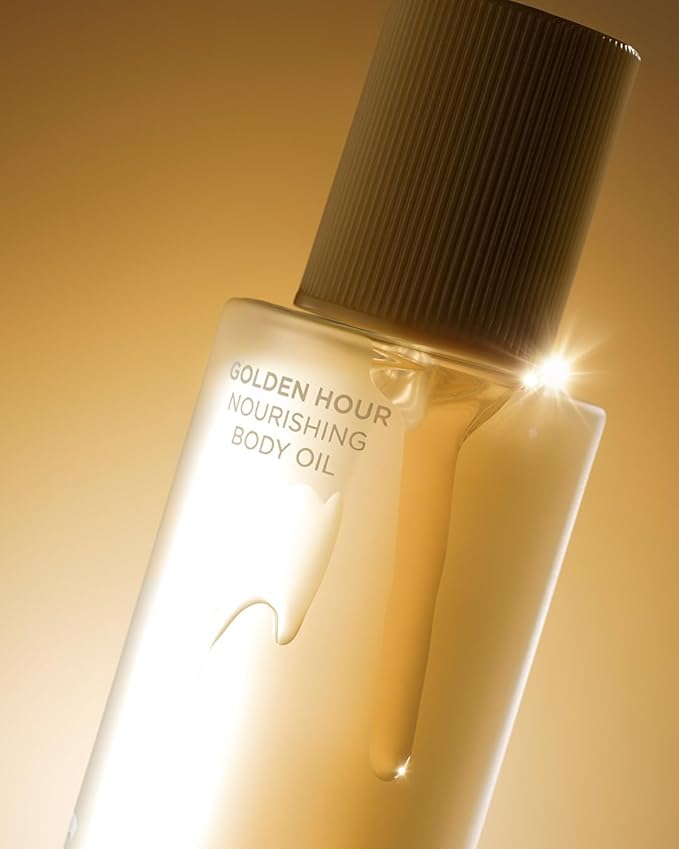 Saltair Body Oil. Luxurious Golden Hour After Shower and Bath Oil Moisturizer for Women and Men. Botanical, Non-Greasy, and Well-Absorbing Lotion for Hydrating Dry Skin. 4oz Pump Bottle