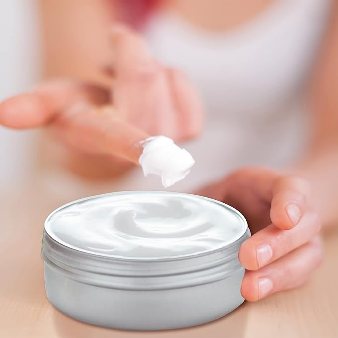 Silver 1 Ounce Aluminum Tin Jar Refillable Containers 30ml Aluminum Screw Lid Round Tin Container Bottle for Cosmetic,Lip Balm, Cream, 30 Pcs