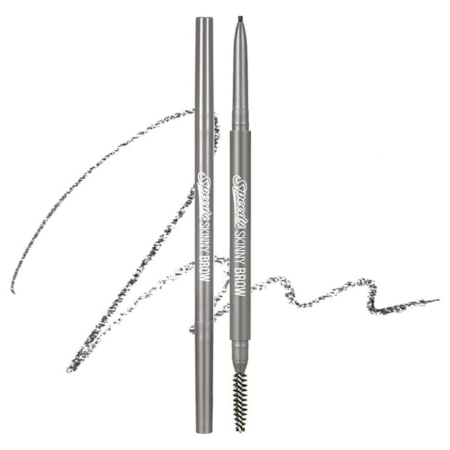PERIPERA Speedy Skinny Brow (06 Cool Gray),1.5mm Precise Eyebrow Pencil, Dual-Sided Fine Tip Shades, Define Fills Brow Make up, K Beauty, Korean Make-up