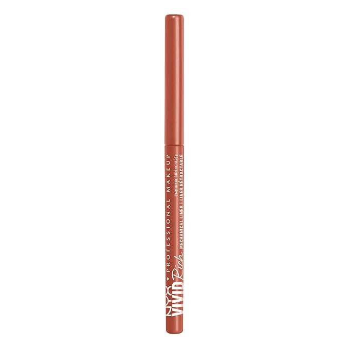 NYX PROFESSIONAL MAKEUP Mechanical Eye Pencil, Vivid Rich Mechanical, Creamy Retractable Eyeliner - Tigers Prize, Cork Orange Eyeliner