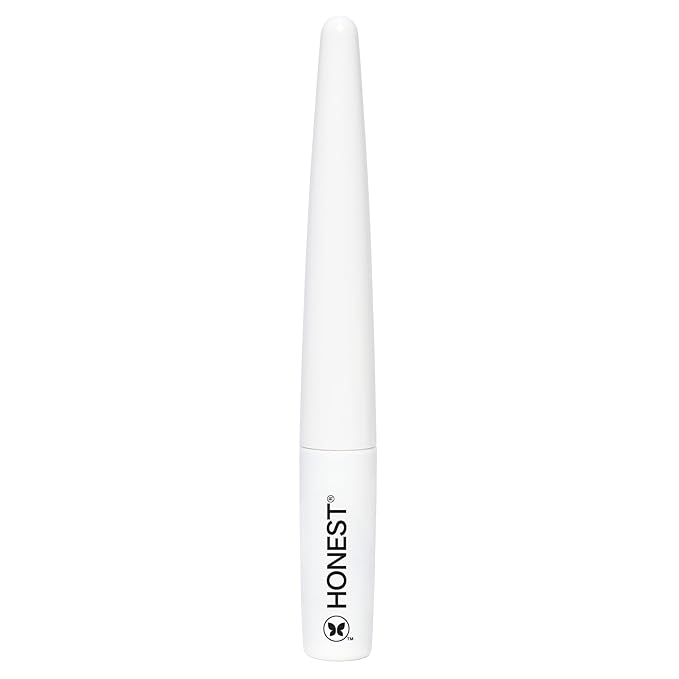 Honest Beauty Longlasting Liquid Eyeliner | Smudge + Flake Proof, Precise Application | Hypoallergenic, Vegan, + Cruelty Free | Black, 0.58 fl oz