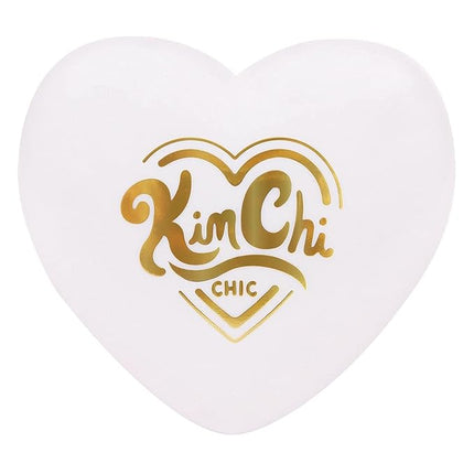 KimChiChic Beauty Pearl Gone Wild Highlighter - Pressed Shimmer Powder for Face & Body, Iridescent Glow, with Mirror, Cruelty Free, Hope Blue Iridescent 0.32oz