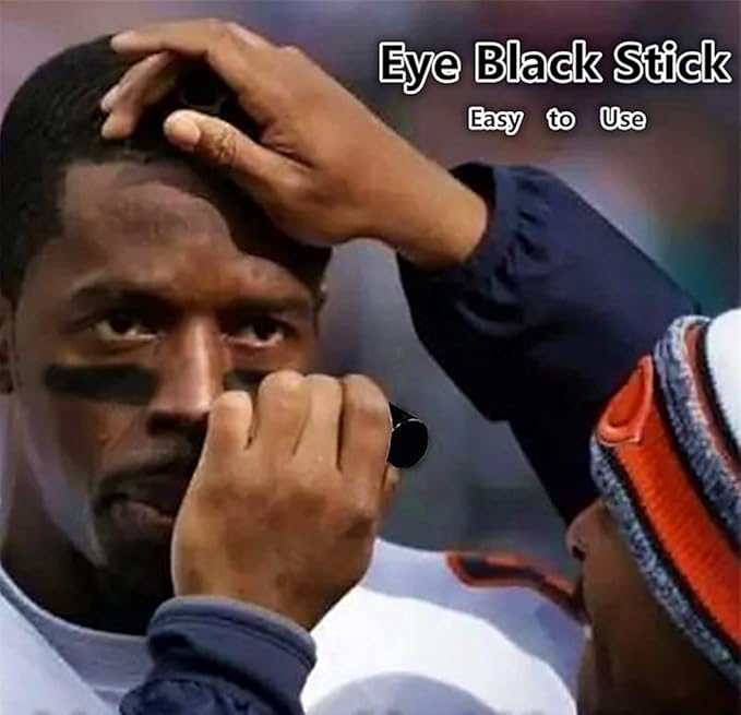 Go Ho Makeup Clown Black Cream-Blendable Stick - Face Body Paint for Professional SFX, Cosplay Costume - Safe Facepaint, Nose & Lip Smacking, Eye Black for Baseball/Football, Sports, Halloween