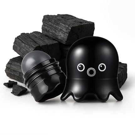 TONYMOLY Tako Pore Blackhead Remover Scrub Stick Charcoal & Dead Sea Salt Exfoliator for Blackheads, Whiteheads, Pore Cleansing & Oil Control, 0.8 oz