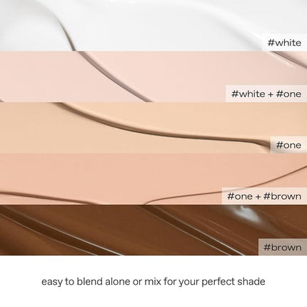 glow breathable blemish balm #white | light-coverage bb cream & tinted moisturizer | skincare-like finish with green tea leaf water infusion | healthy radiant non-comedogenic | 1 fl oz