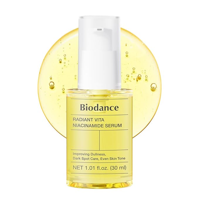 BIODANCE Radiant Vita Niacinamide Serum, Brightening, Dark Spot Care, Hydrating for Sensitive Skin, Filter Glow Serum for All Skin Types, Korean Skincare | 1.01 floz x 1 ea
