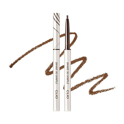CLIO SHARP, SO SIMPLE WATERPROOF PENCIL LINER 02 BROWN (NEW)