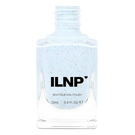 ILNP Clarise - Pastel Baby Blue Speckled Nail Polish
