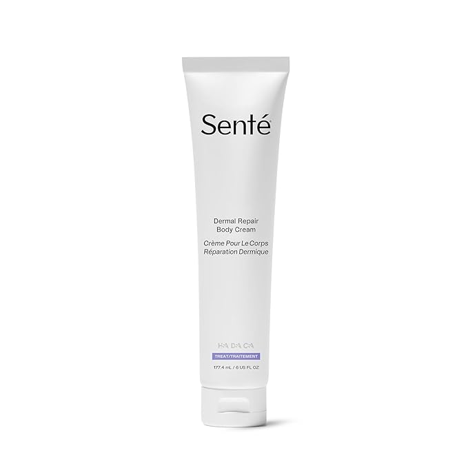 Senté Dermal Repair Body Cream | Restore Skin's Barrier | Soothes Sensitive Skin | Promotes New Collagen Production for Firmer Skin | 6 Fl Oz