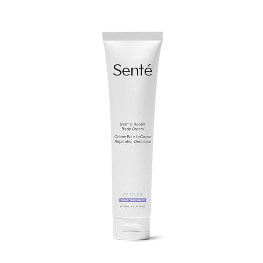 Senté Dermal Repair Body Cream | Restore Skin's Barrier | Soothes Sensitive Skin | Promotes New Collagen Production for Firmer Skin | 6 Fl Oz