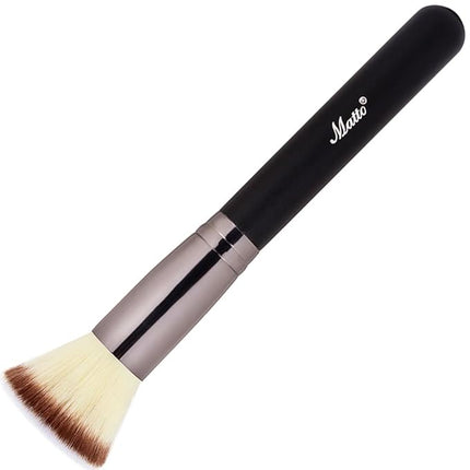 Matto Flat Kabuki Foundation Brush - Flat Top Makeup Brush for Foundation Blending Liquid Cream Mineral Powder 1 Piece