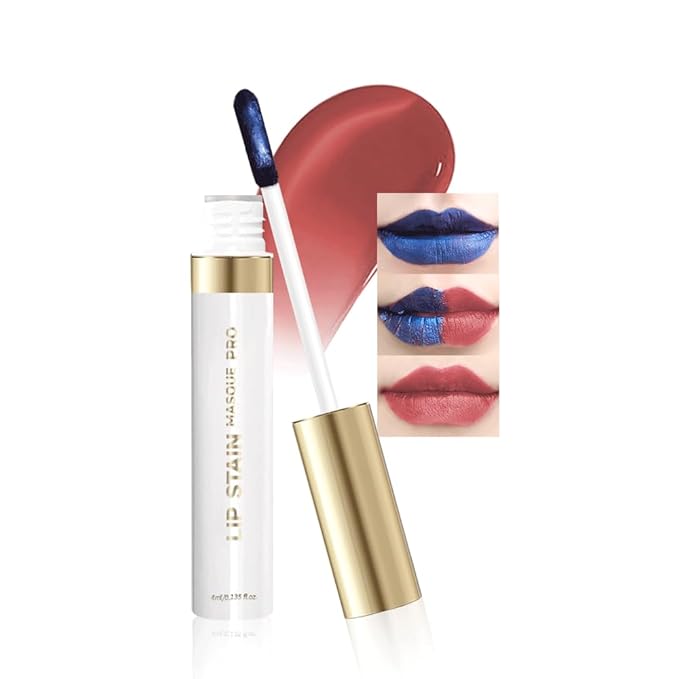 Lip Liner - Peel Off Lip Stain | Long Lasting Matte Lip Tattoo | Transfer Proof, Hydrating Formula with Hyaluronic Acid & Vitamin E | Vegan & Cruelty-Free | for All Skin Types(6#Dusty rose)