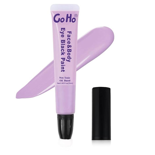 Go Ho Pastel Purple Face Paint,Waterproof Oil Based Cream Light Purple Face Body Paint for Halloween Cosplay SFX Ursula Makeup