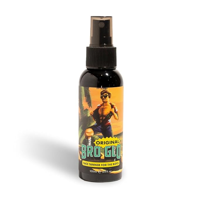 Self Tanner for The Boys - Quick Application Foam Mousse - Easy Sunless Tan For Your Face - Oil Free Water Based for Faster Skin Drying