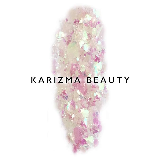 Iridescent Chunky Glitter Large 30g // Karizma Beauty // Cosmetic Glitter Face Body