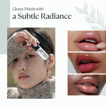 Honey Zip Lip Oil, Korean Moisturizing Lip Gloss Agave Lip Treatment, Hydrating Lip Plumper Serum for Dry Care with Natural Ingredients, K-Beauty Skincare, 3.71 mL