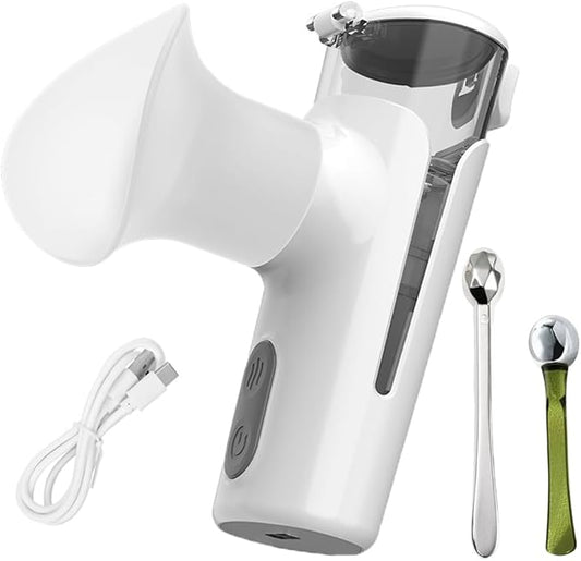 Heated Eye Mist Sprayer – Portable Eye Steamer for Dry Eye Relief Warm Compress Eye Device – Rechargeable Eye Moisturizer for Tired Eyes and Eyelid Care