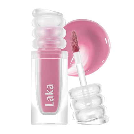 Laka Maxi Glayer Tint 3.8g/0.13oz, Glass Layer of Gloss, Ultra Glow & Vivid Layerable Pigments, High Shine Lip Oil, K-Beauty (#603 Bibi)
