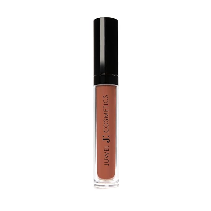 Juwel Cosmetics Liquid Lipstick for Women, High Pigment Long Lasting Lipstick, Lightweight Creamy Finish, Transfer-Proof Mineral-Based Nourishing Formula, Cruelty-Free & Lead-Free Lip Color, Dolce