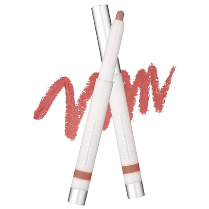 Heart Percent Dote On Mood Lineproof Lip Pencil, 12hr Long-Lasting Fixing & Smooth Drawing Creamy Lip Crayon Multi-Use Lipliner Retractable Overlip Line Color 0.8g (09. Rosy Fig)
