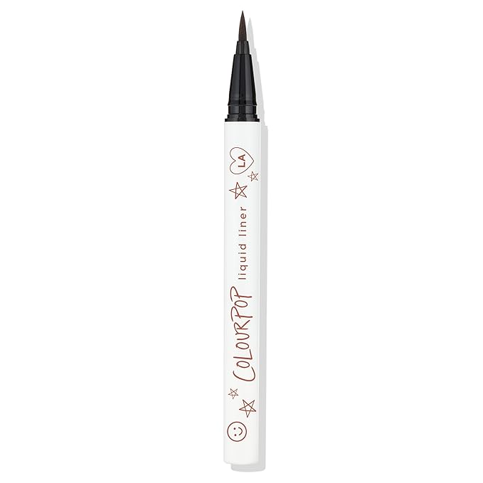 ColourPop BFF Liquid Liner - Precision Felt Tip Liquid Eyeliner Pen - High-Pigment & Buildable Colored Eyeliner with a Transfer Resistant Formula - Grande (0.02 oz)